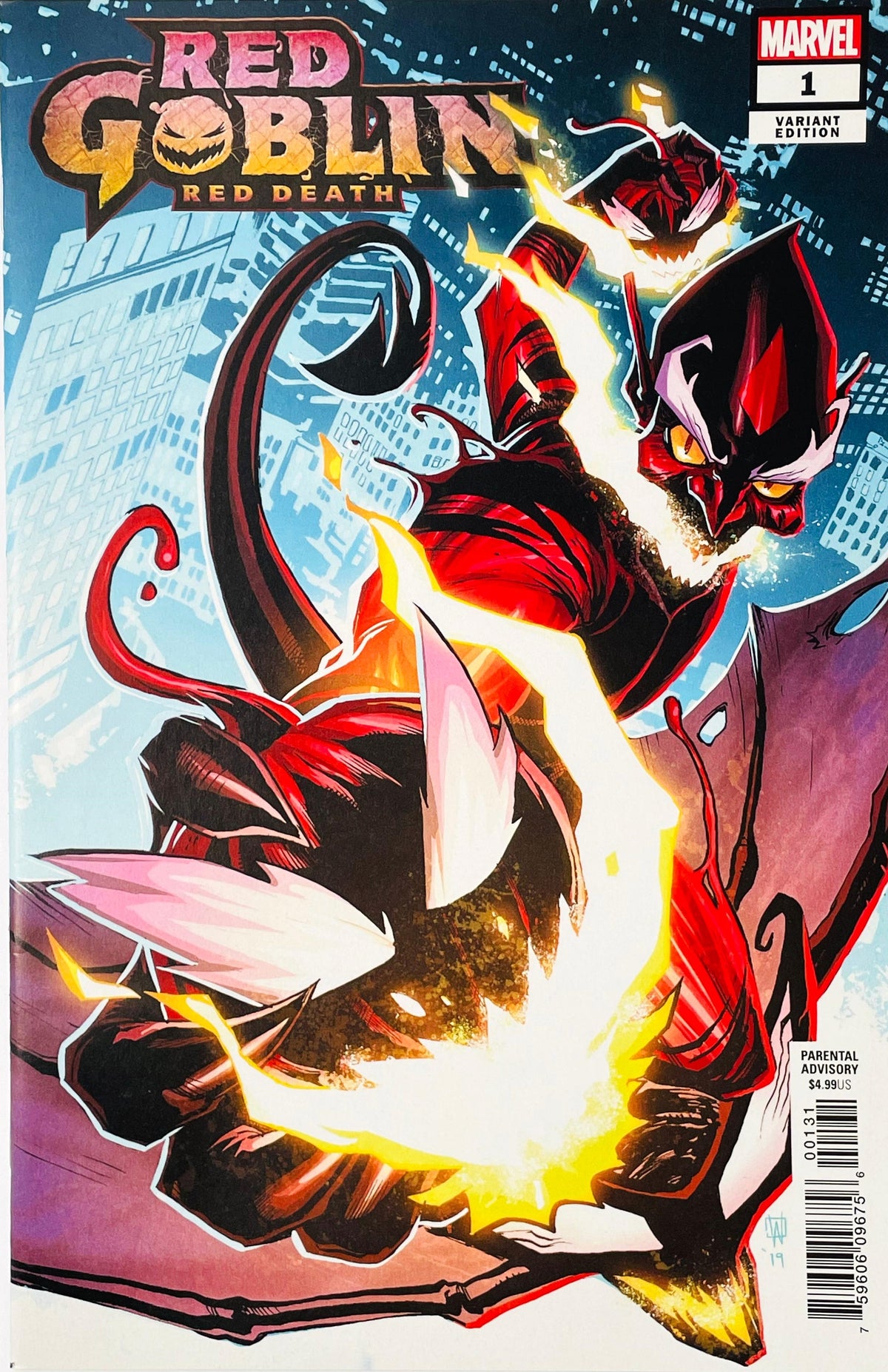 Red Goblin: Red Death #1 (2019) – Pete Woods 1:25 Incentive Variant Cover