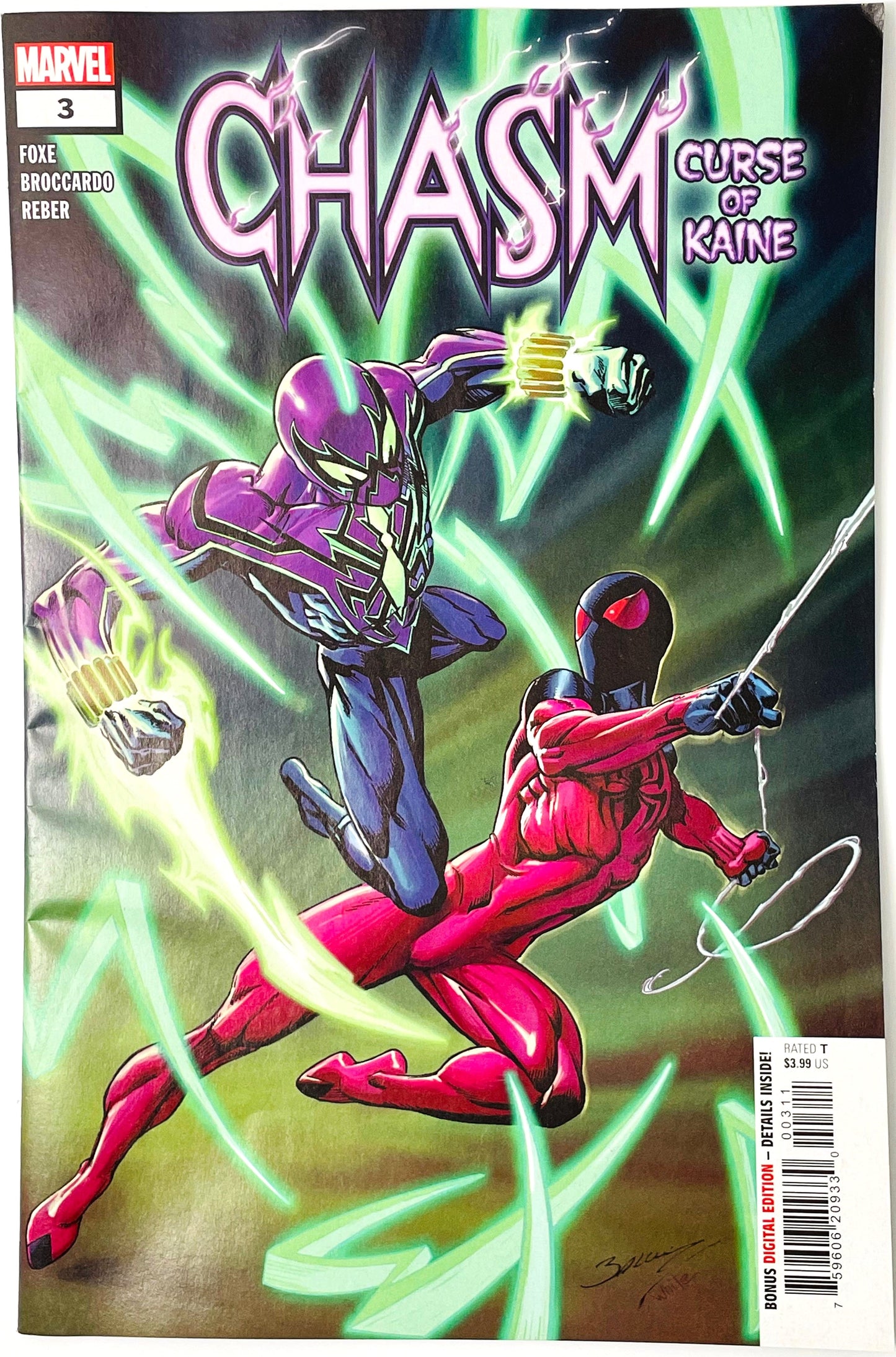 Chasm: Curse of Kaine #3 (2024) – Marvel Comics | Mark Bagley Cover