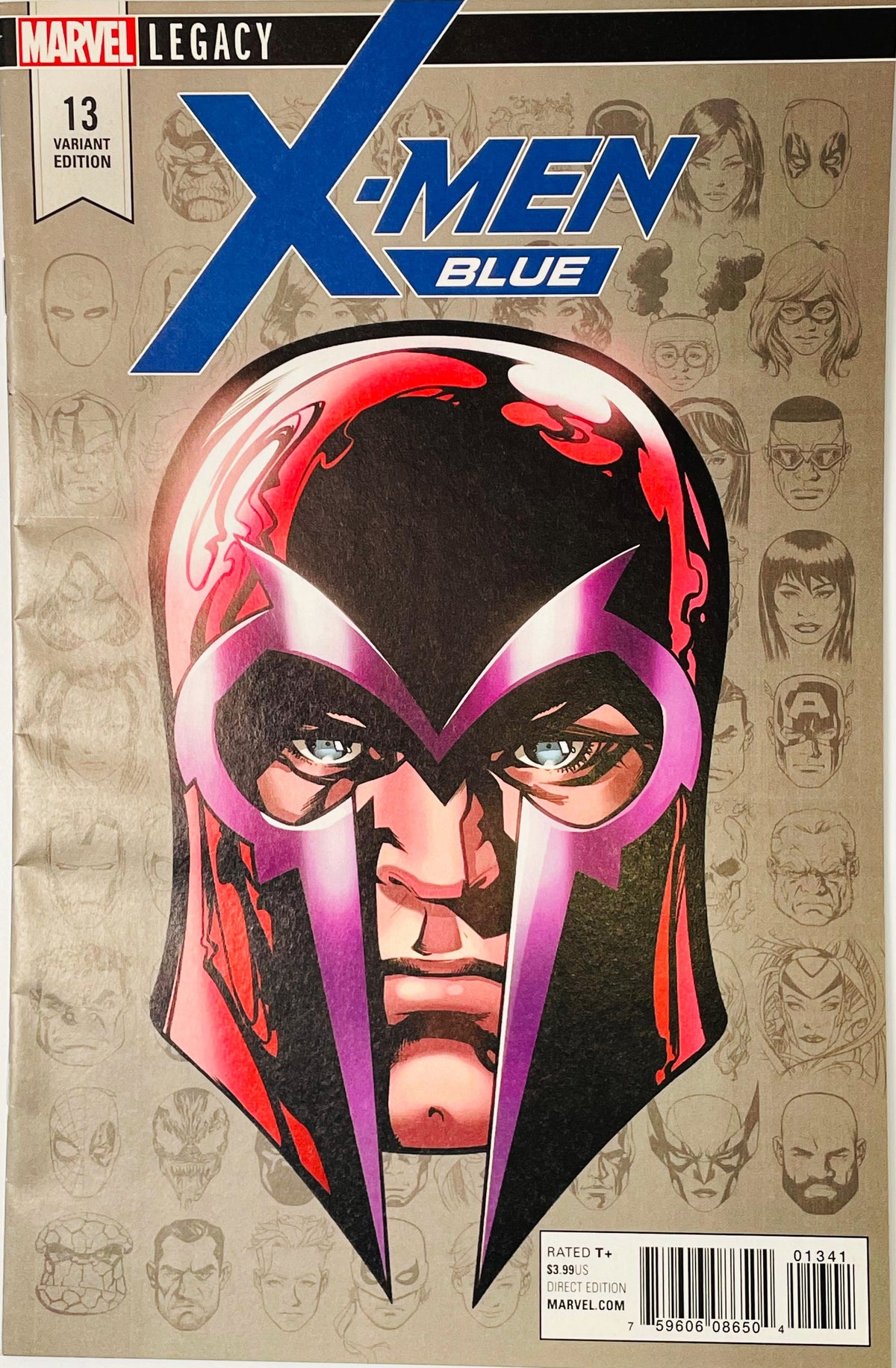 X-Men: Blue #13 (2017) — Legacy Headshot Variant