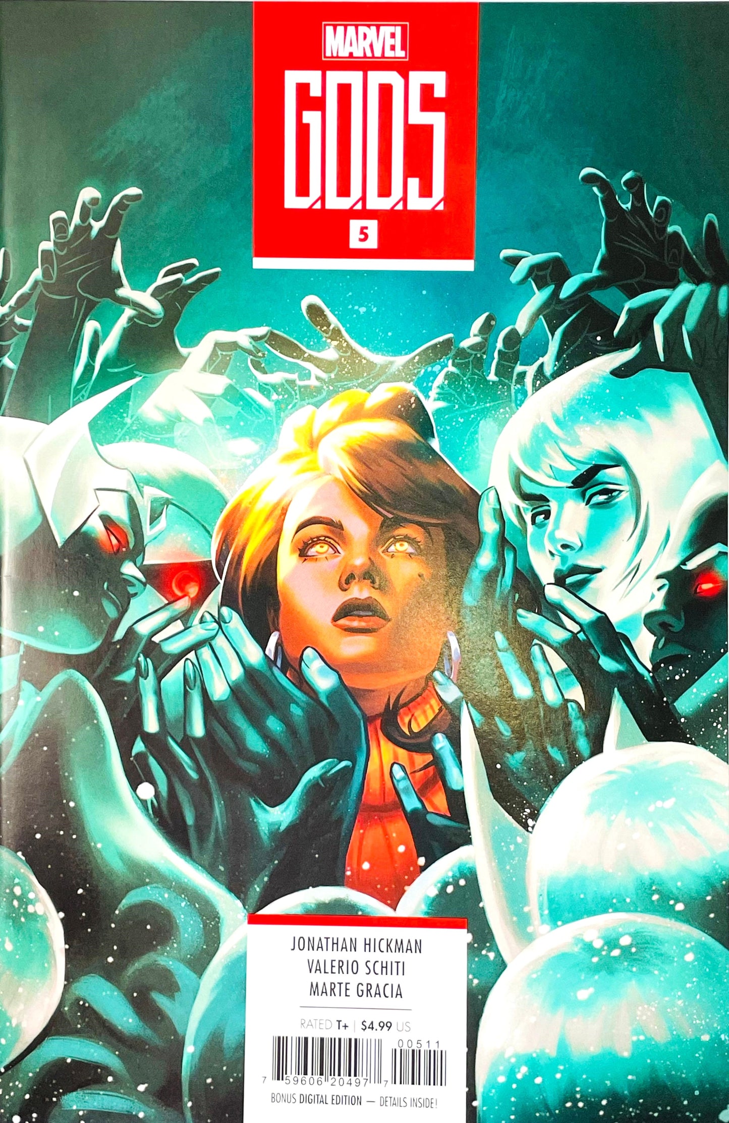 G.O.D.S. #5 – Marvel Comics | Jonathan Hickman, Valerio Schiti & Marte Gracia