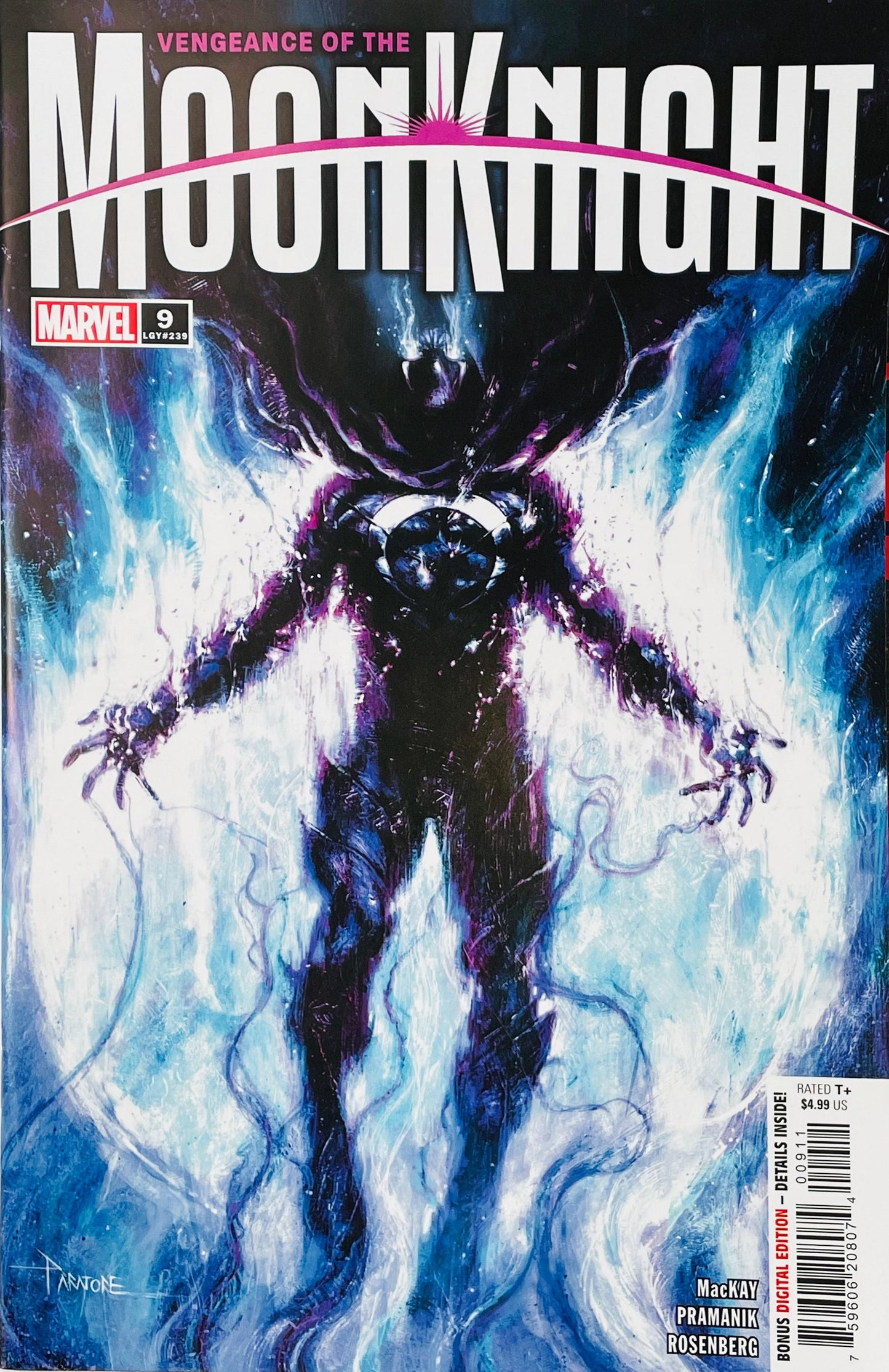 Vengeance of the Moon Knight #9 — Davide Paratore Cover (2024)