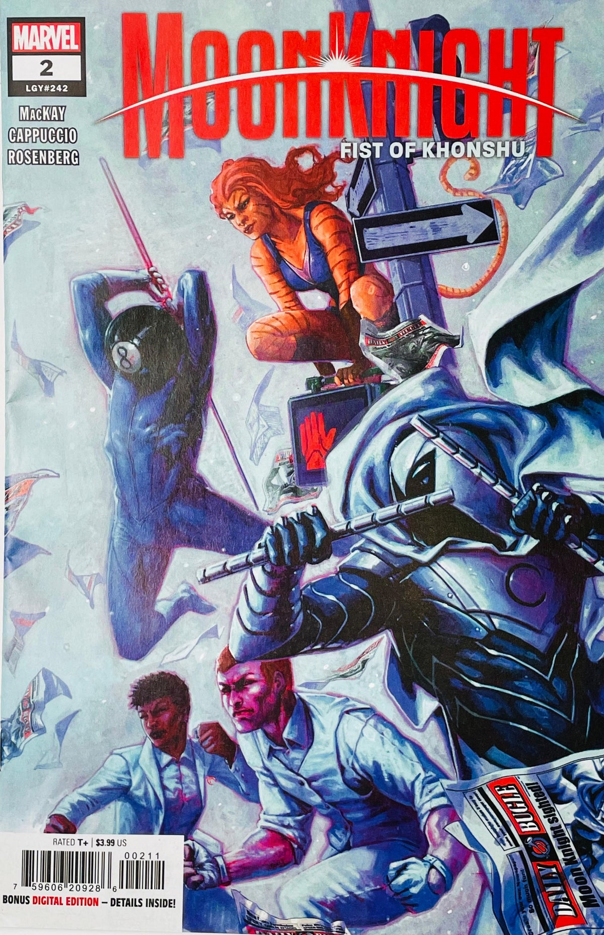 Moon Knight: Fist of Khonshu #2 — Davide Paratore Cover (2024)
