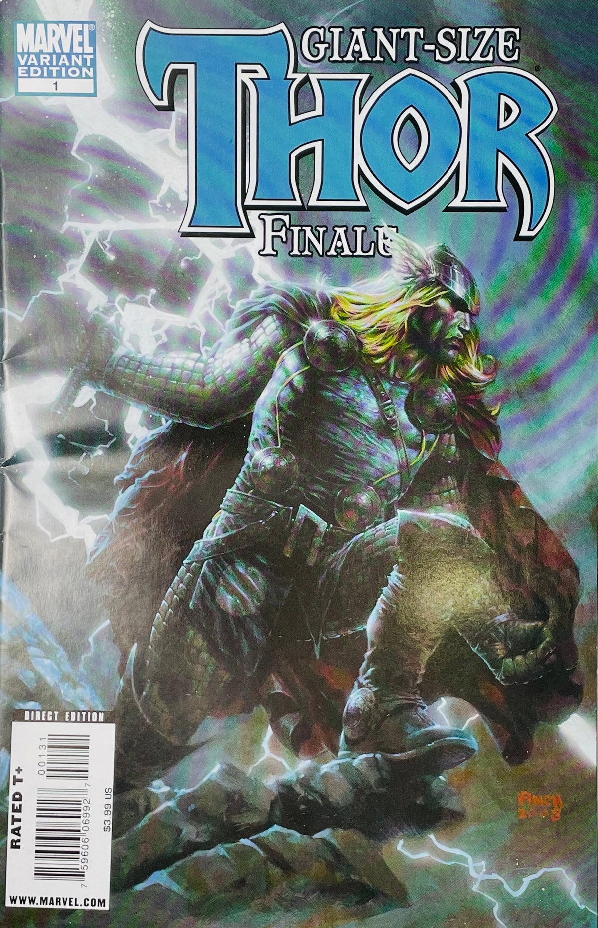 Thor Giant-Size Finale #1 — Simone Bianchi Variant Cover (2009/2010)