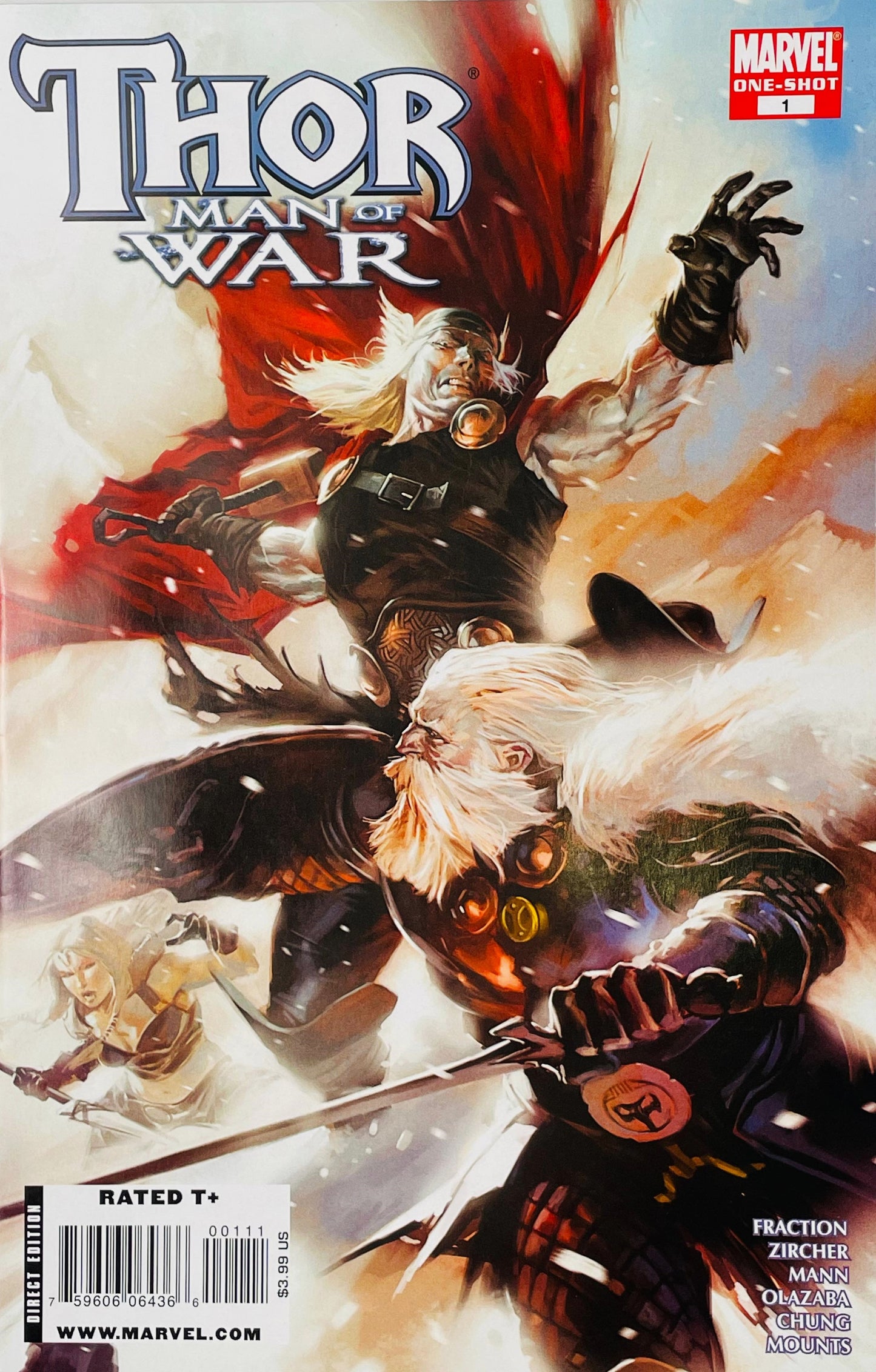 Thor: Man of War #1 — Marko Djurdjevic Cover (2008/2009)