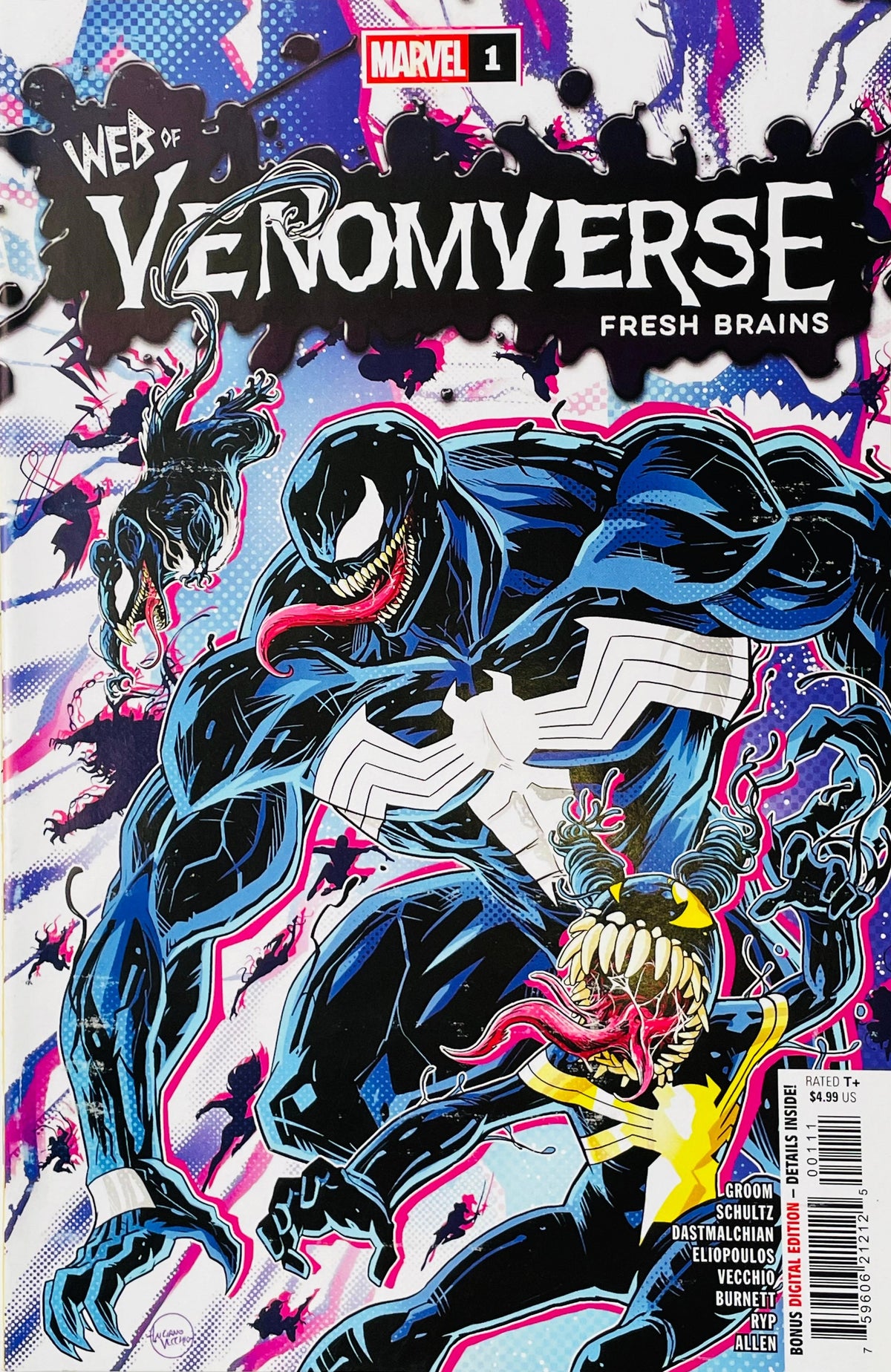 Web of Venomverse: Fresh Brains #1 — Luciano Vecchio Cover (2025)
