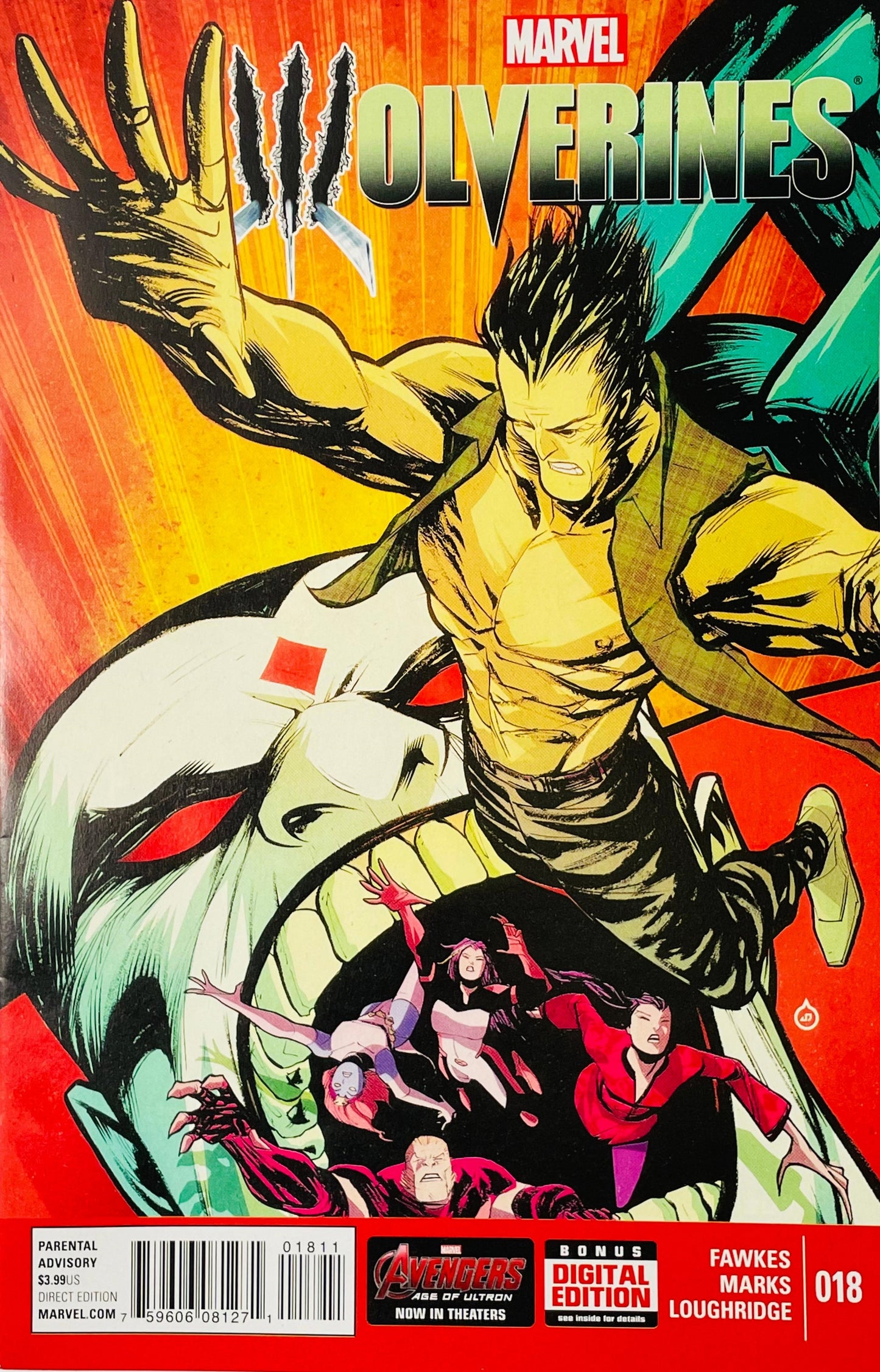 Wolverines #18 — Juan Doe Cover (2015)