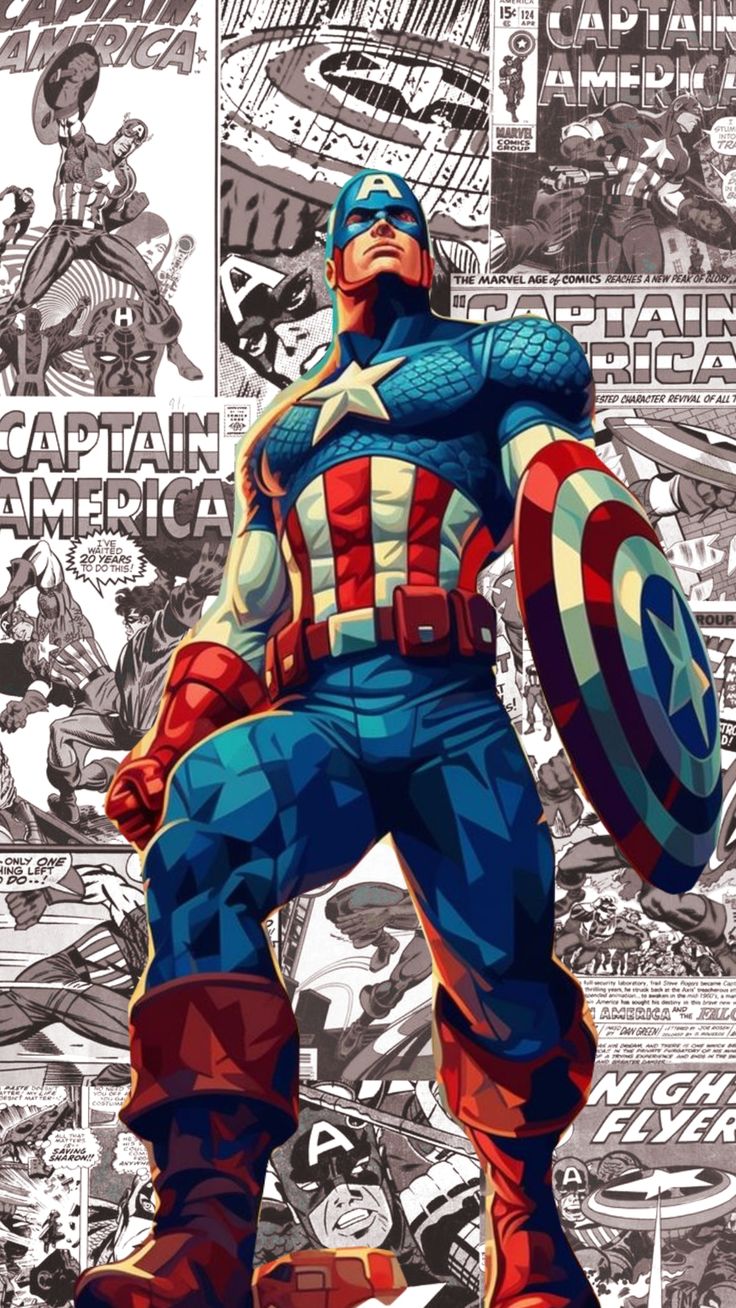 Captain America Marvel comics collection featuring Steve Rogers | HAZEL Comics