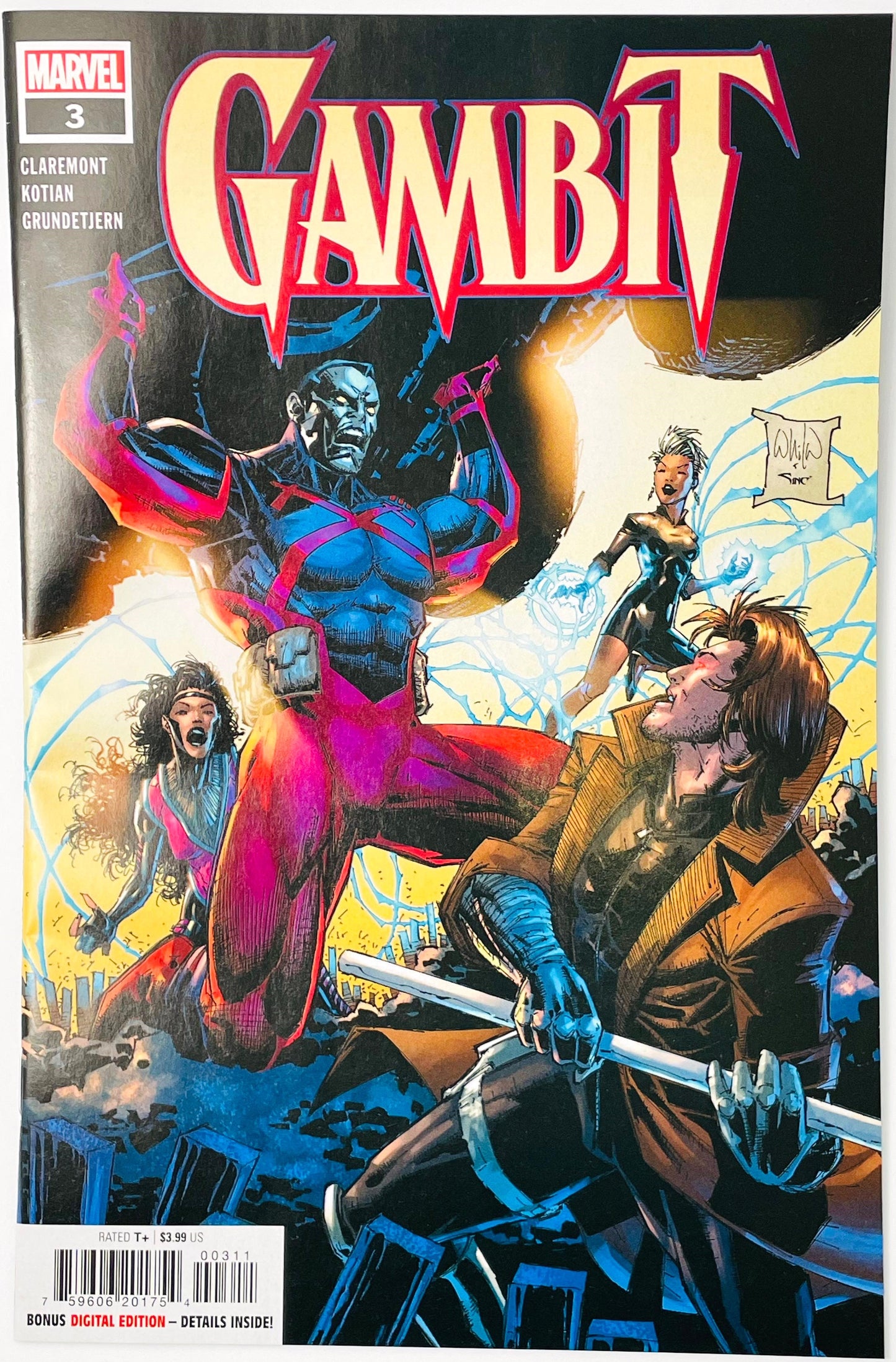Gambit (2022) #3 – Marvel Comics | Cover A by Whilce Portacio