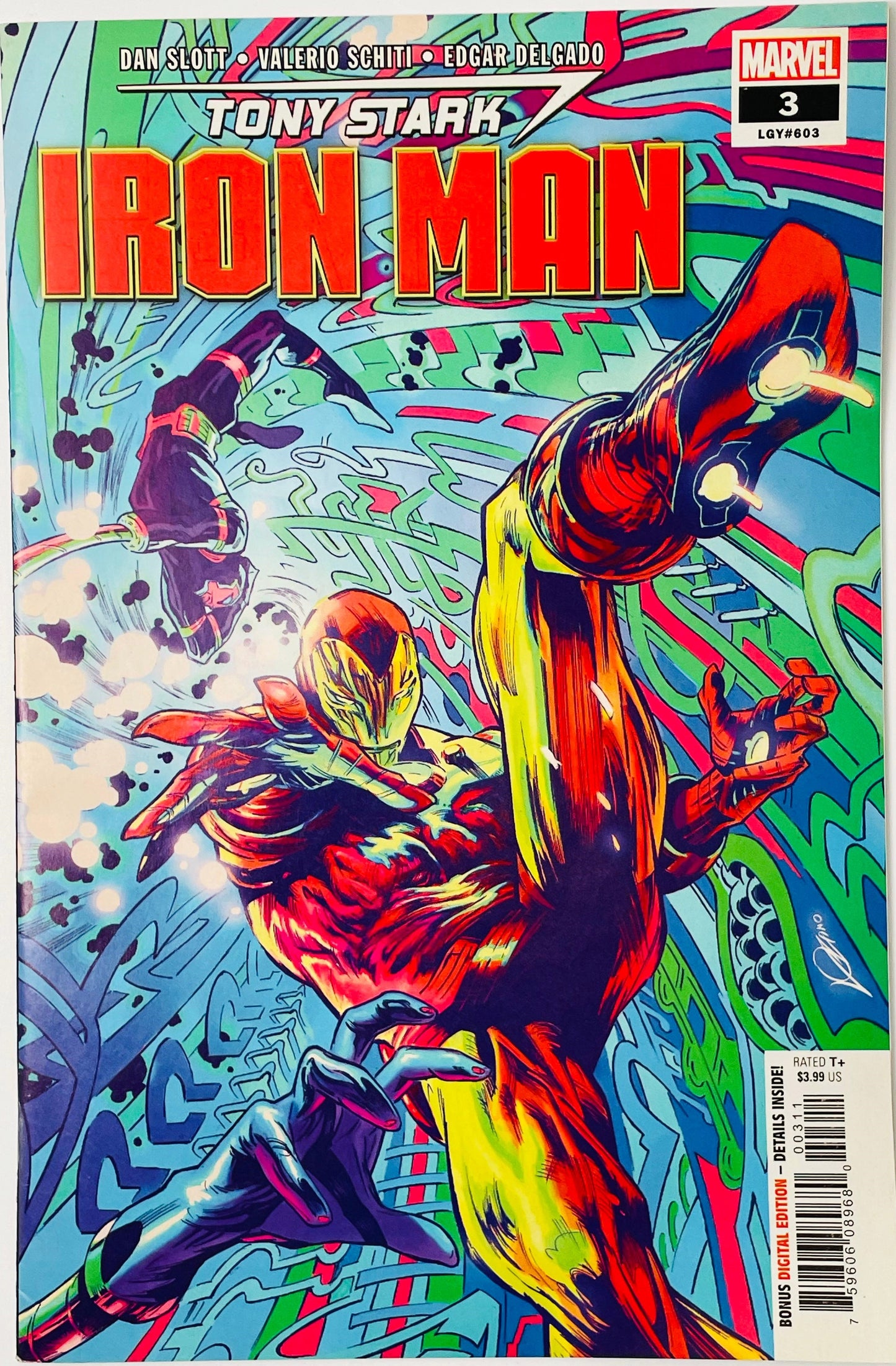 Tony Stark: Iron Man #3 (2018) – Alexander Lozano Cover