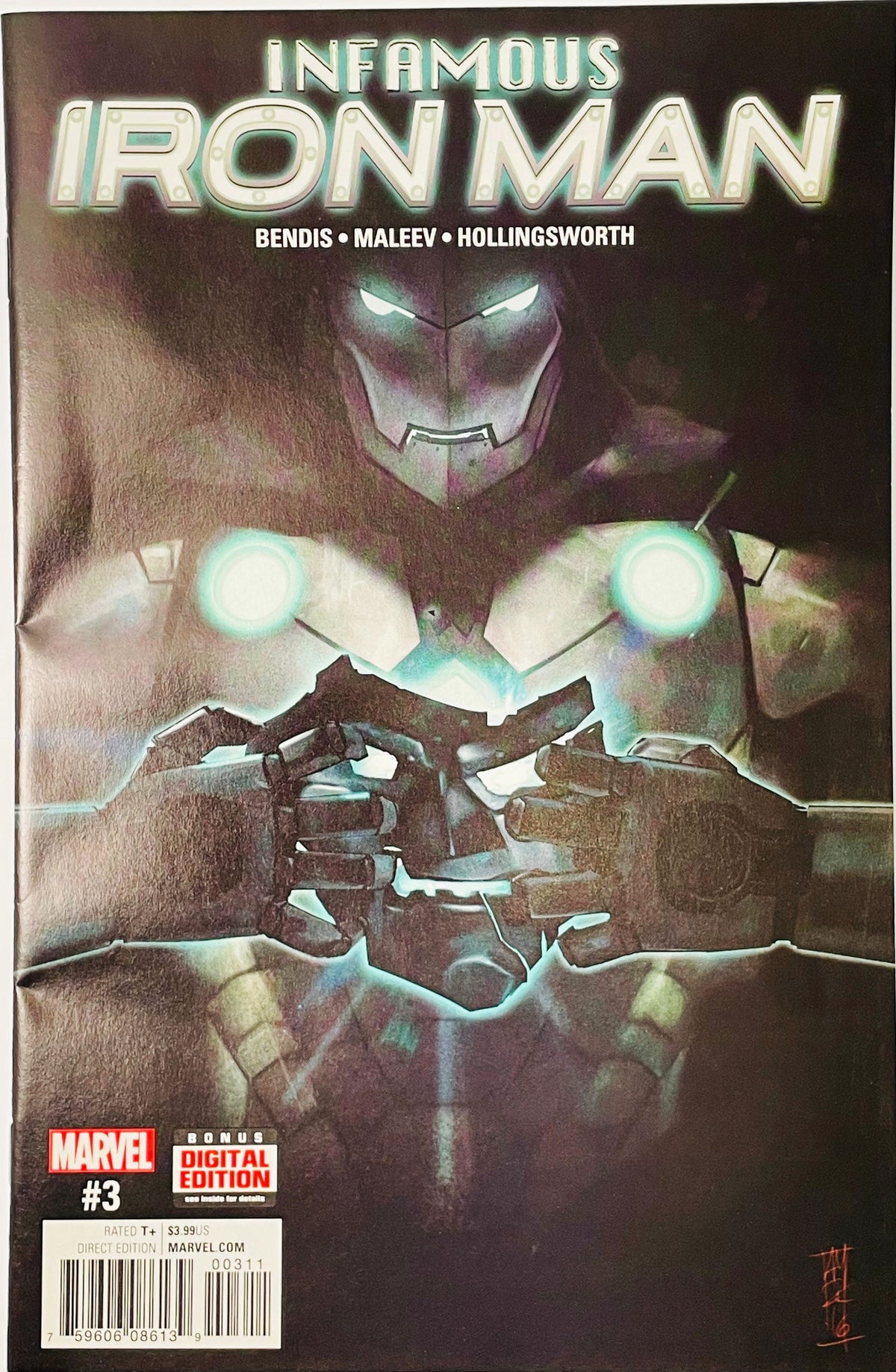 Infamous Iron Man #3 (2016) – Alex Maleev Cover