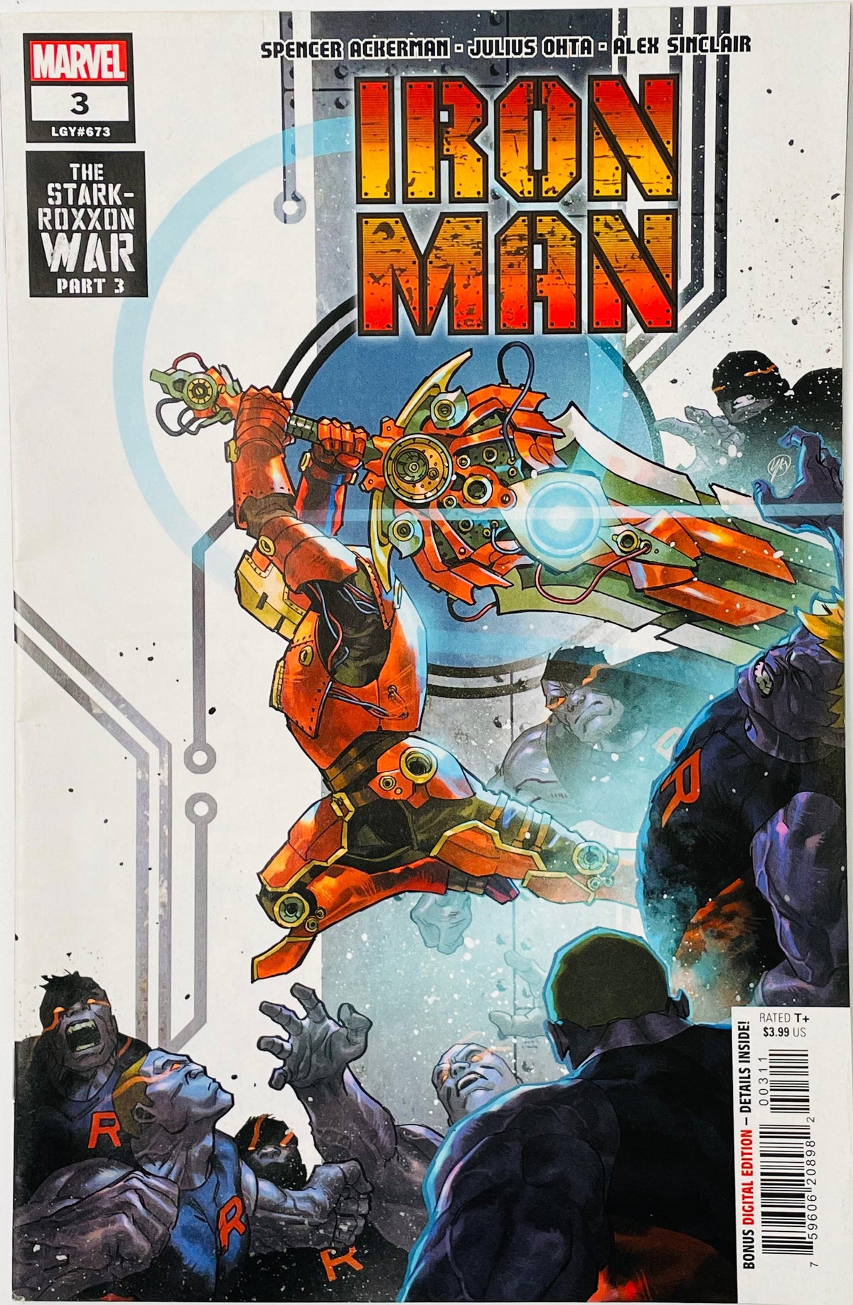 Iron Man #3 (2024) Marvel Comics – The Stark-Roxxon War Part Three: Organized Crime