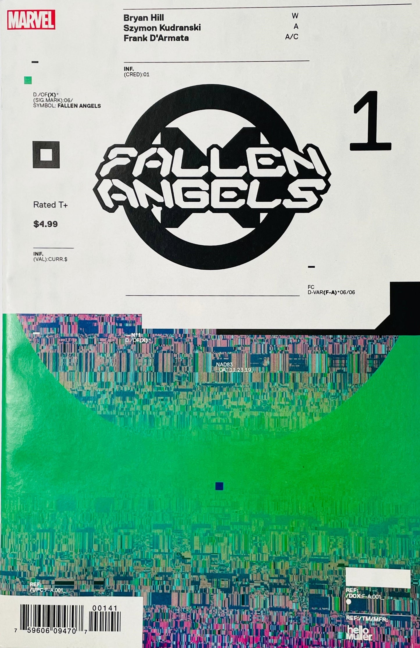 Fallen Angels #1 — Tom Muller Design 1:10 Incentive Variant (2019)