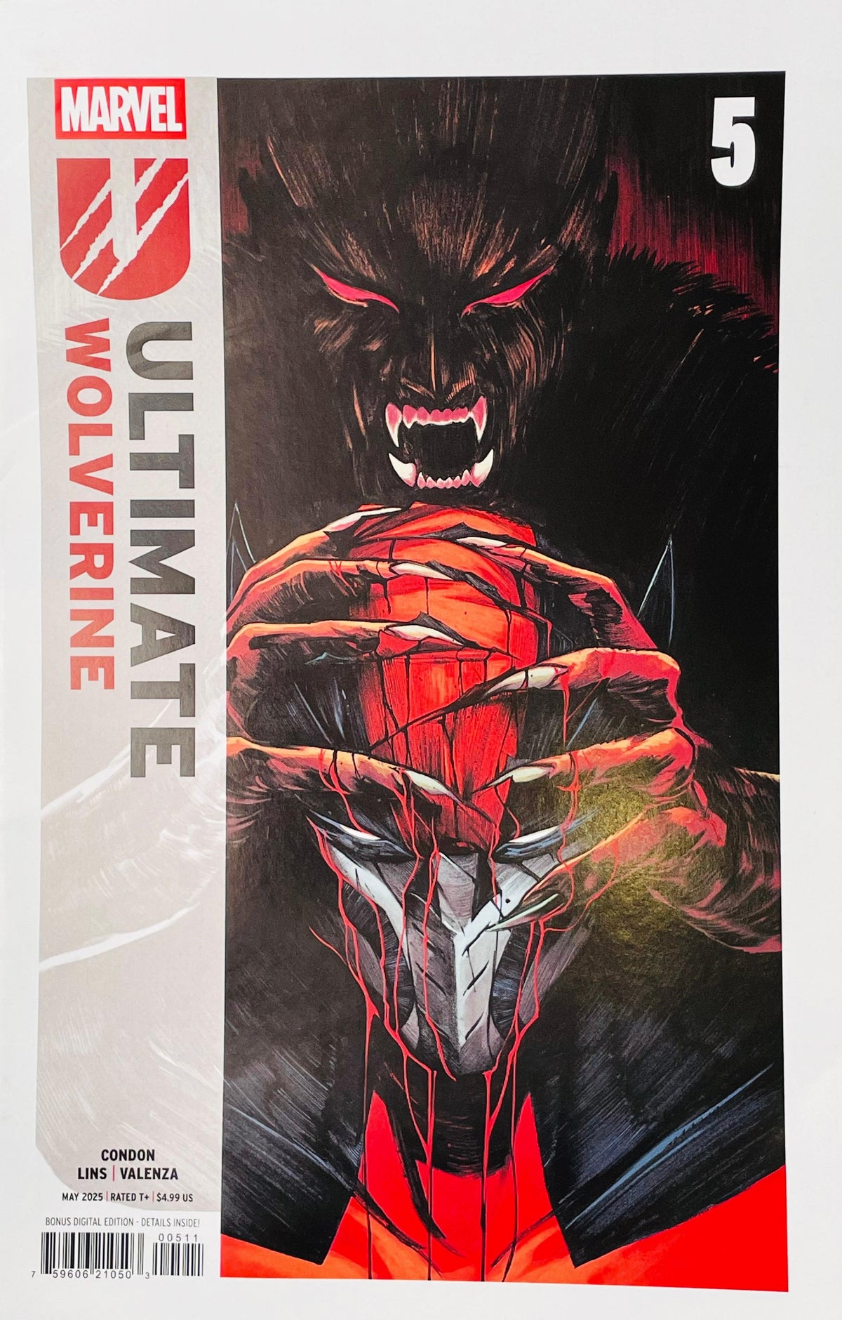 Ultimate Wolverine #5 — Alessandro Cappuccio Cover (2025)