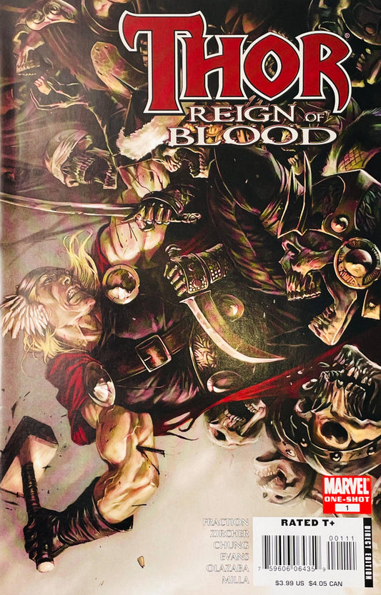 Thor: Reign of Blood #1 — Marko Djurdjevic Cover (2008)