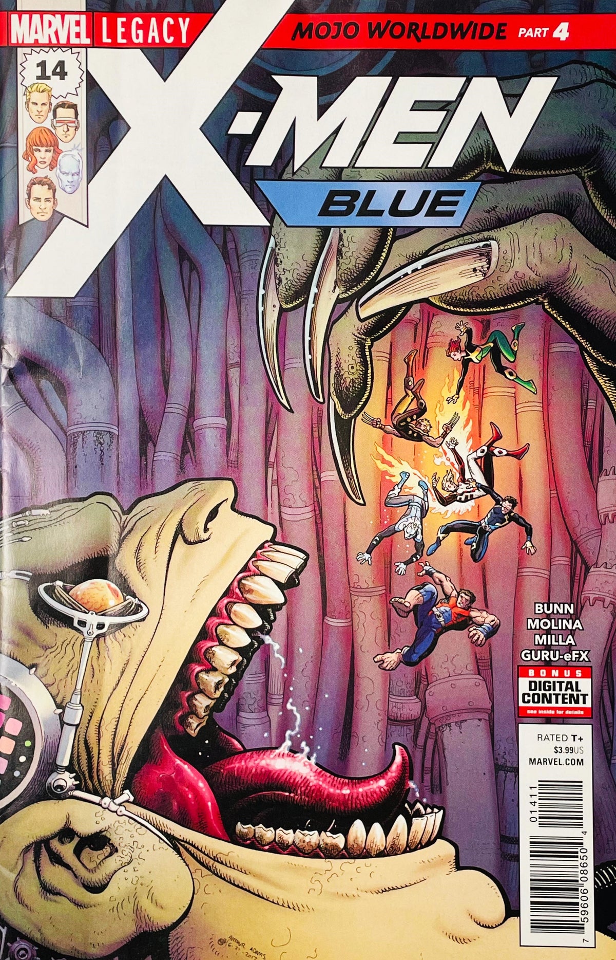 X-Men: Blue #14 — Arthur Adams Cover (2017)