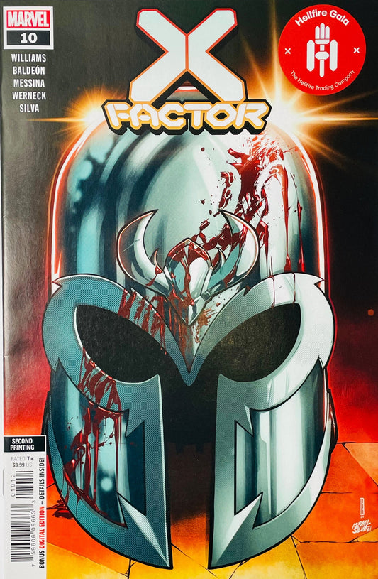 X-Factor #10 — Second Printing, Israel Silva Magneto Helmet Variant Cover (2021)