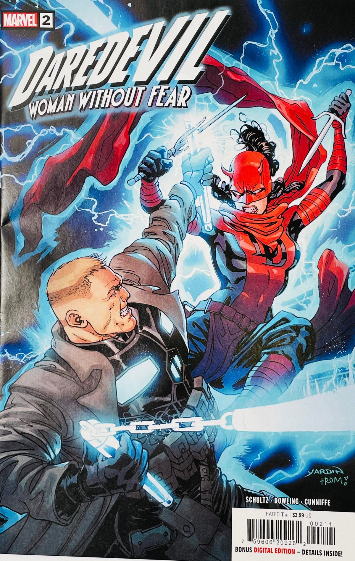 Daredevil: Woman Without Fear #2 — David Yardin Cover (2024)