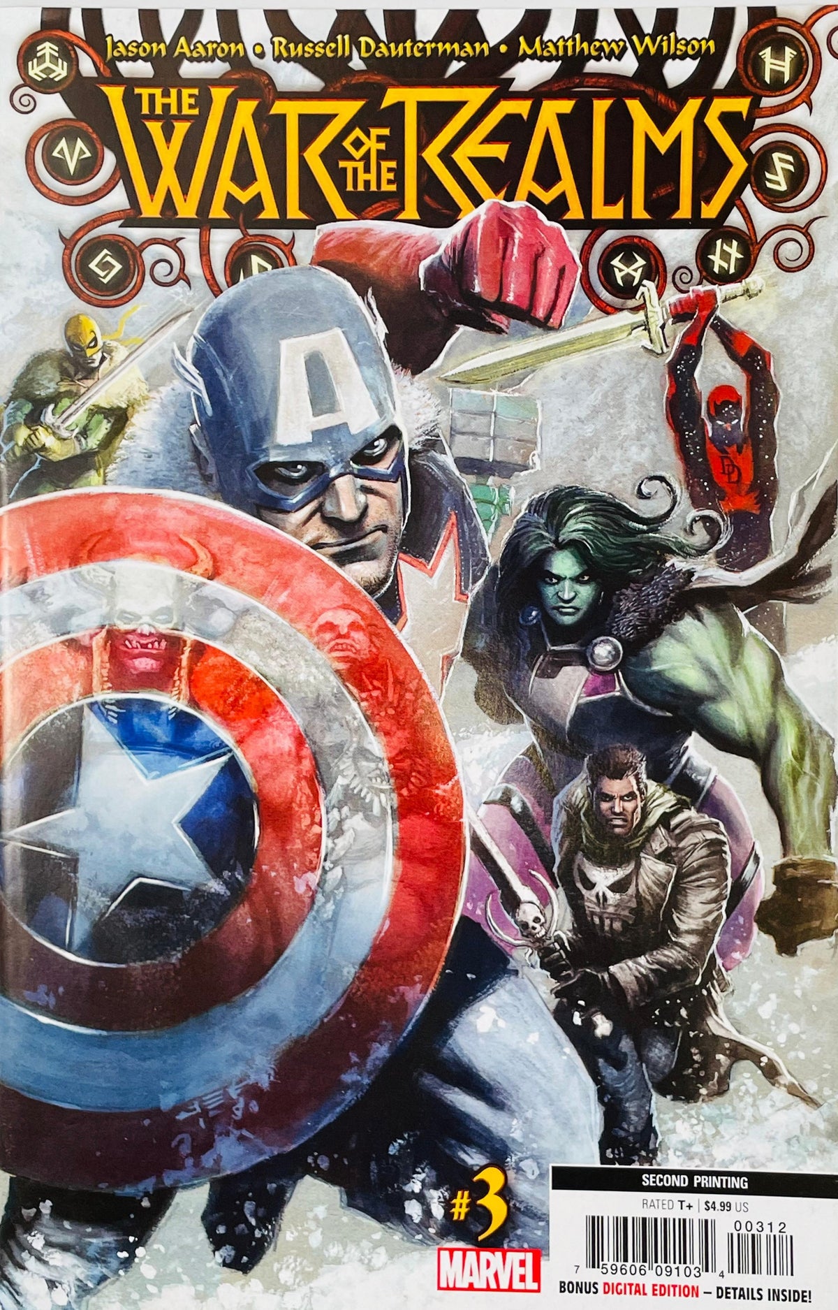 War of the Realms #3 — Juan Ferreyra Second Printing Variant Cover (2019)