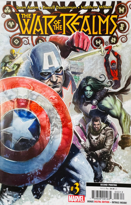 War of the Realms #3 — Juan Ferreyra Second Printing Variant Cover (2019)