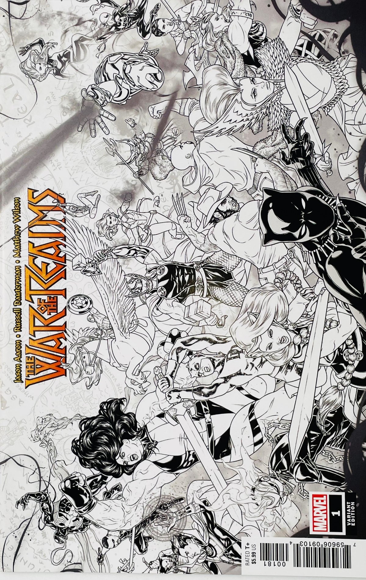 War of the Realms #1 — Russell Dauterman Concept Art Variant Cover (2019)