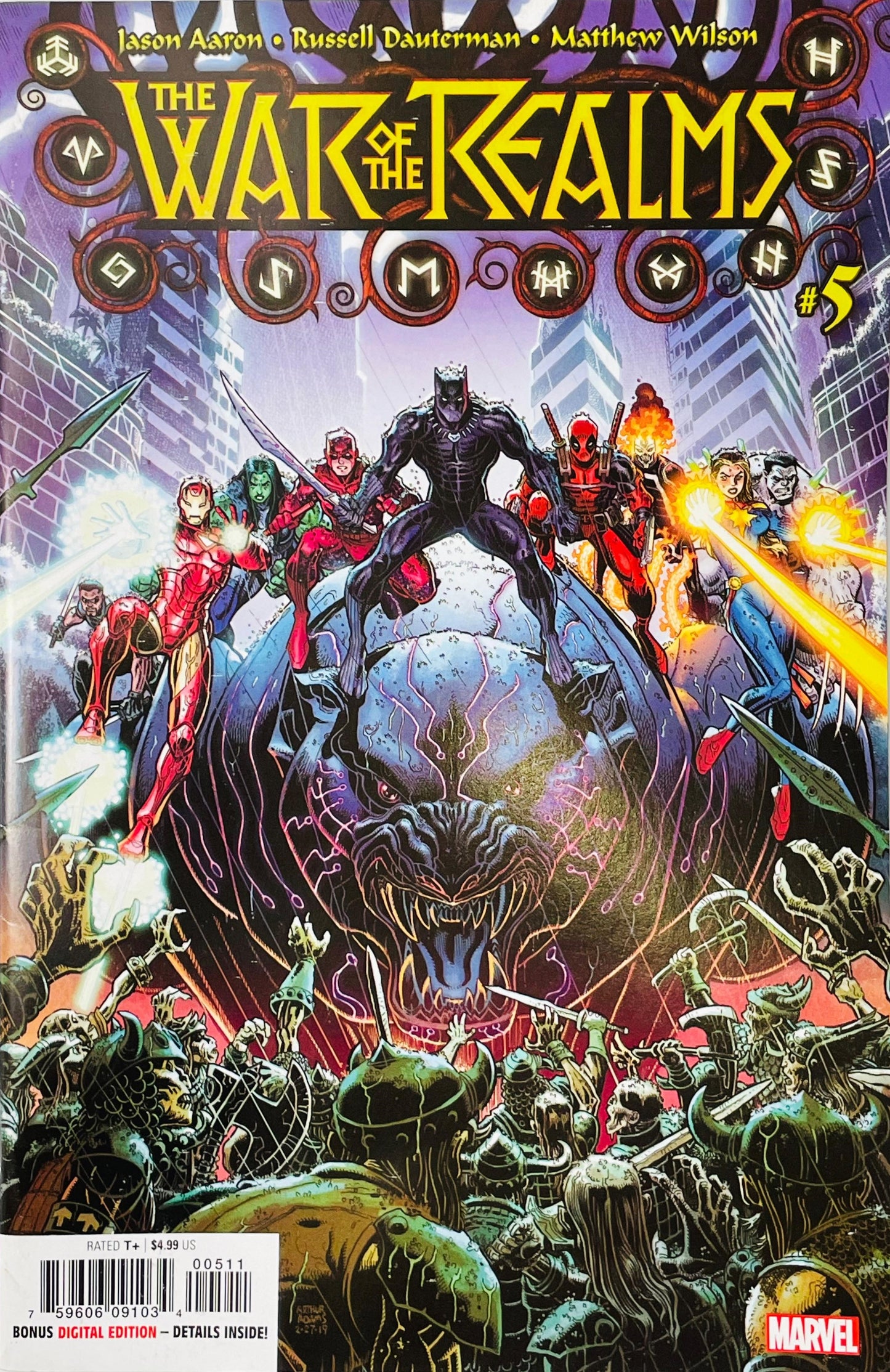War of the Realms #5 — Arthur Adams Cover (2019)