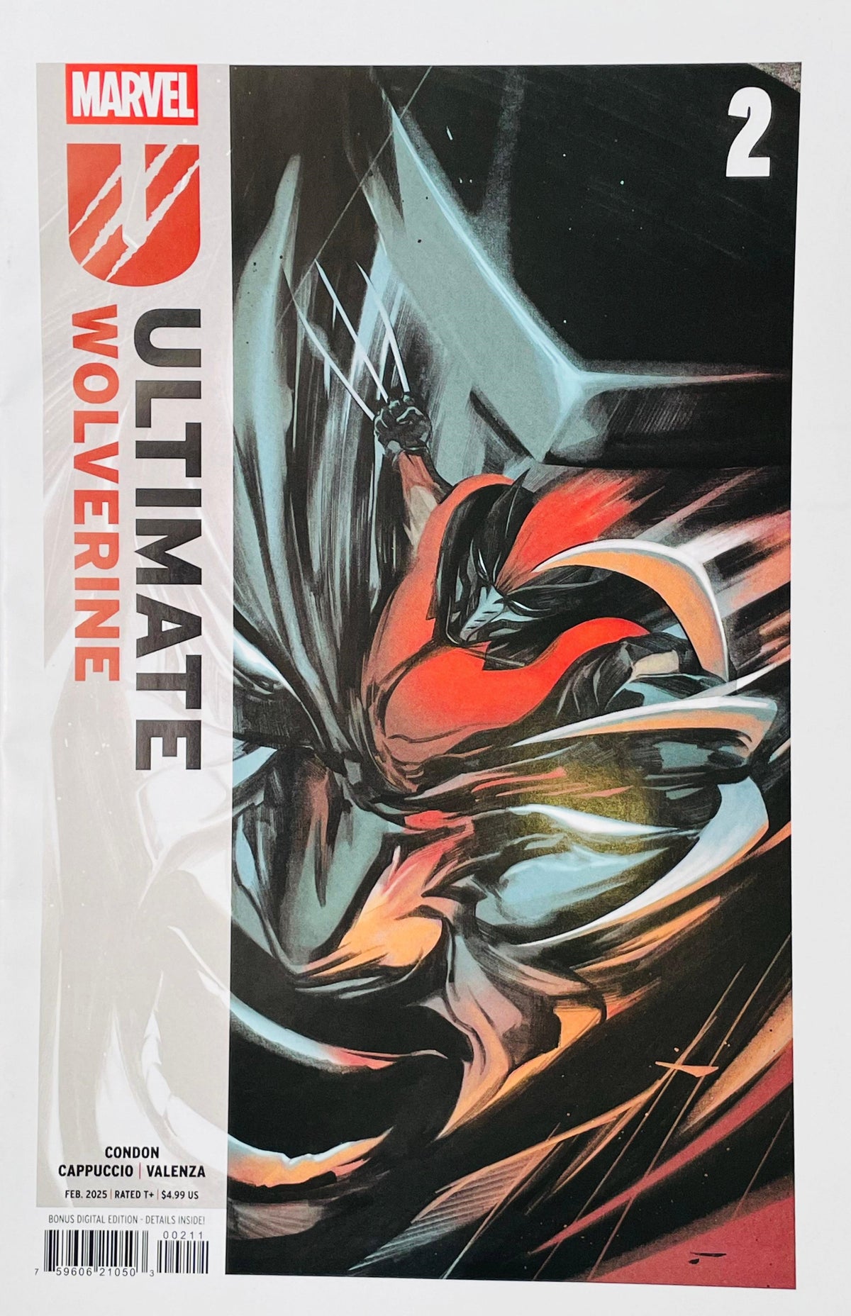 Ultimate Wolverine #2 — Alessandro Cappuccio Cover (2025)