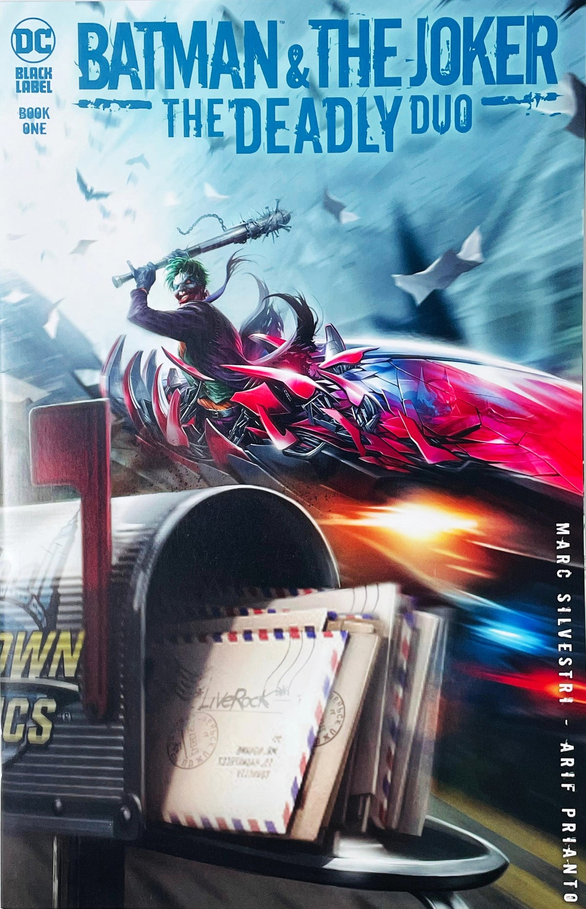 Batman and The Joker The Deadly Duo #1 2022 DC Black Label comic featuring Batman and Joker in a dramatic action scene with Marc Silvestri and Arif Prianto cover artwork