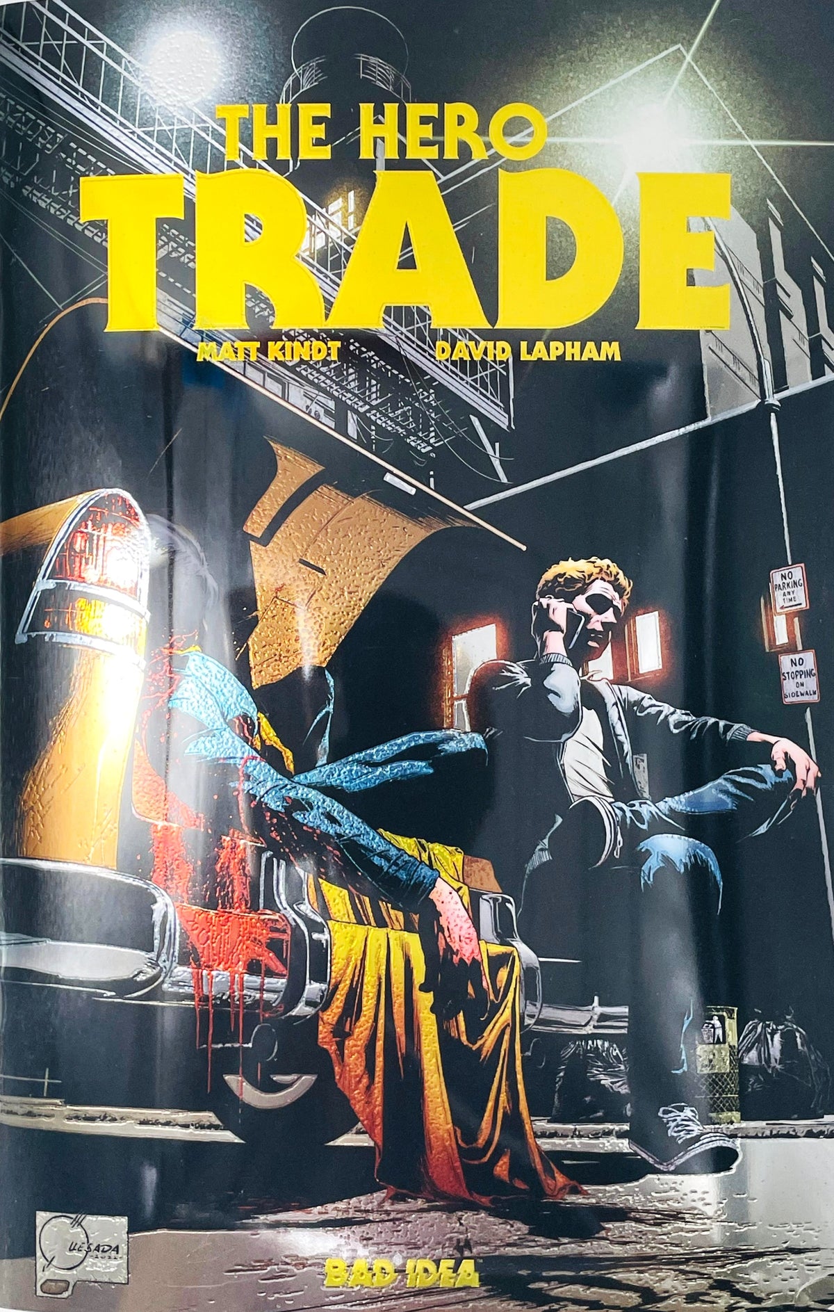 The Hero Trade #1 (Raw VF/NM) - Bad Idea Comics (Joe Quesada Cover Variant)
